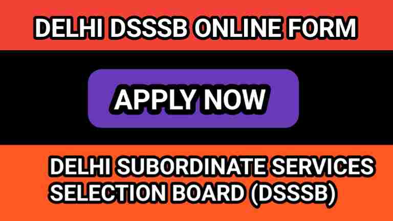 delhi dsssb online form